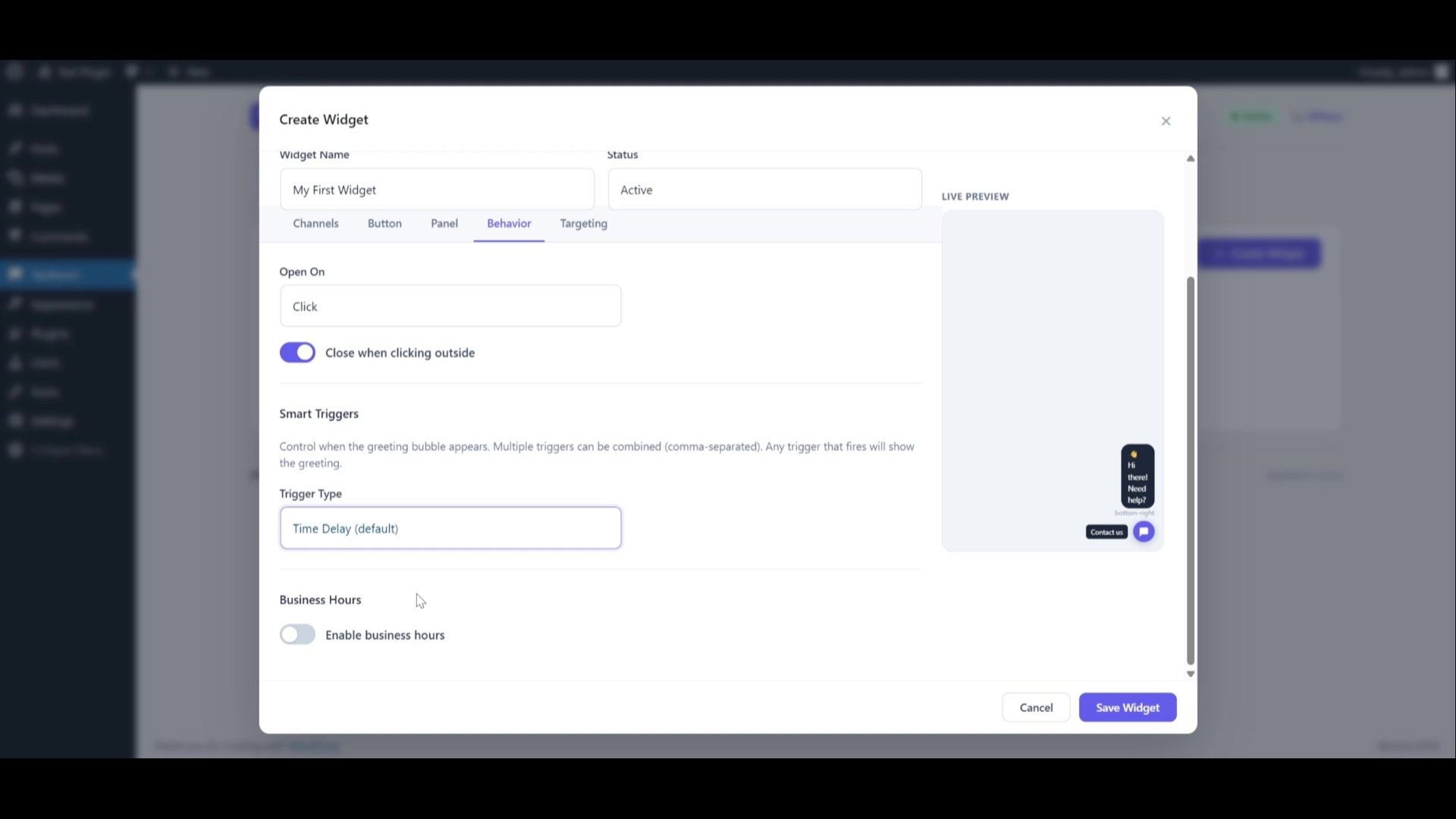 TapReach analytics dashboard with conversion funnel